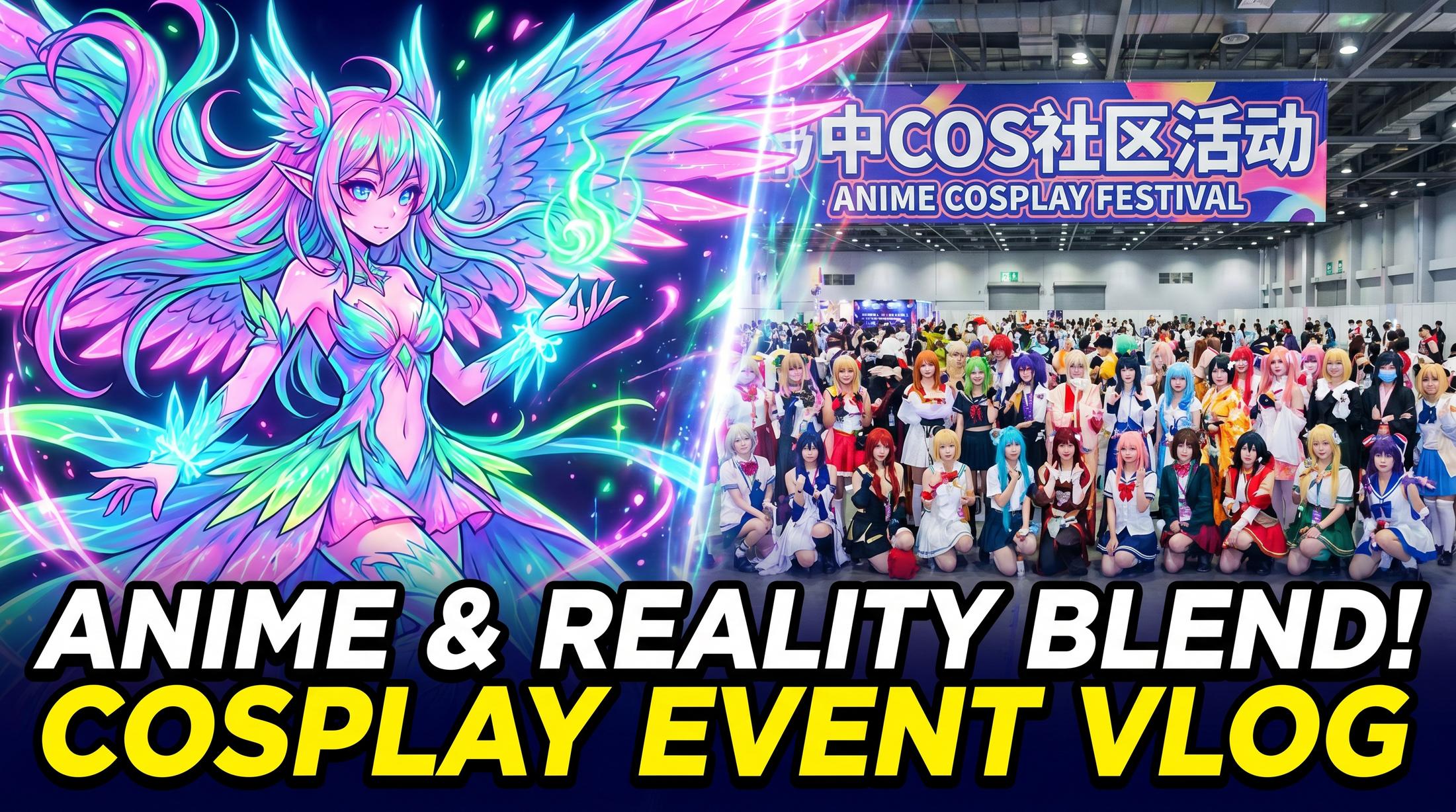户外露出二次元：漫展Cosplay活动合影